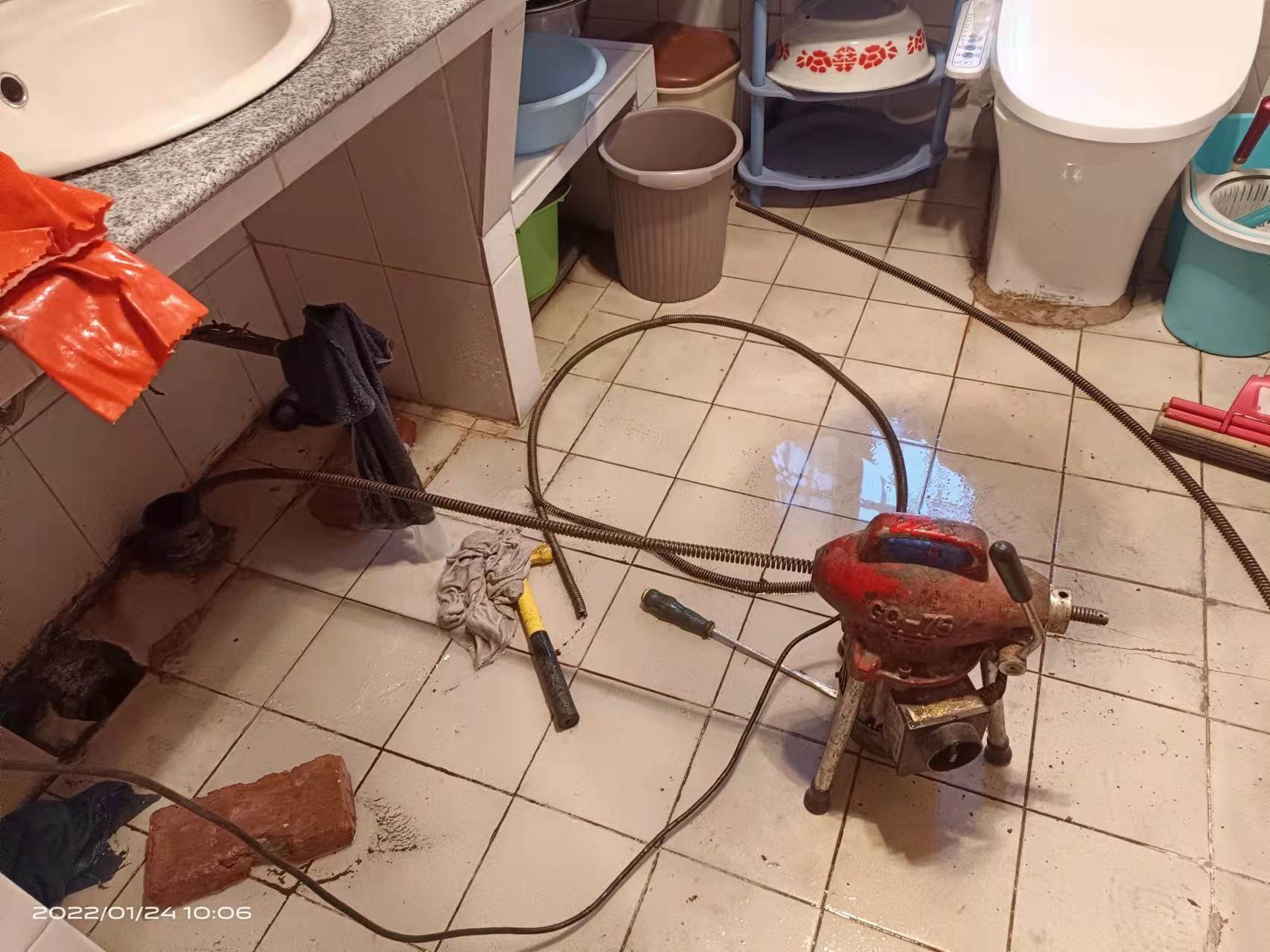 中沙疏通厨房下水道，地漏疏通